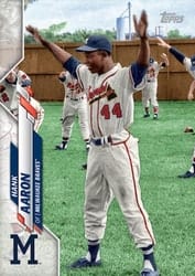 2020 Topps Base Set Hank Aaron #482c card