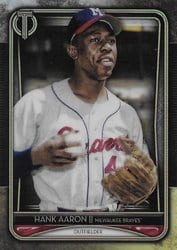 2020 Topps Tribute Base Set Hank Aaron #17 card