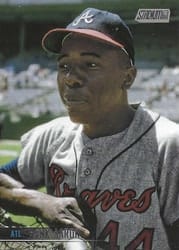 2021 Stadium Club Base Hank Aaron #102 card
