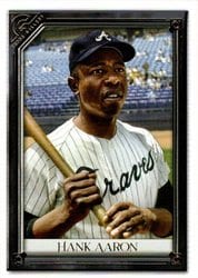 2021 Topps Gallery Base Set Hank Aaron #98 card
