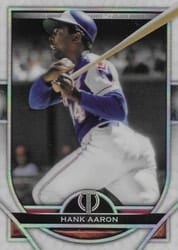 2021 Topps Tribute Base Set Hank Aaron #81 card