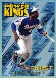 2022 Finest Flashbacks Power Kings Hank Aaron #PK-10 card
