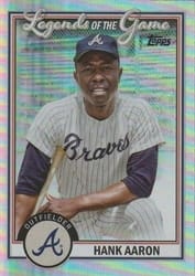 2023 Topps Legends of the Game Hank Aaron #LG-8 card