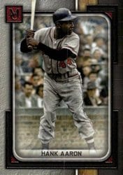 2023 Topps Museum Collection Base Set Hank Aaron #10 card