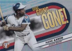 2023 Topps Pristine Going, Going Gone Hank Aaron #GGG-21 card