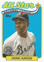 2024 Topps 1989 Topps Baseball 35th Anniversary All-Stars Hank Aaron #89ASB-2 card