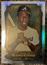 2024 Topps Allen & Ginter Base Set Hank Aaron #140 card