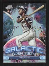 2024 Topps Cosmic Chrome Galactic Greatness Hank Aaron #GG-11 card