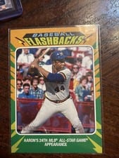 2024 Topps Heritage Baseball Flashbacks Hank Aaron #BF-1 card