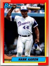 2025 Topps 1990 Topps Baseball (Series One) Hank Aaron #T90-14 card