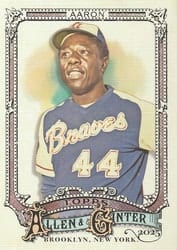 2025 Topps Allen & Ginter Base Set Hank Aaron #13 card