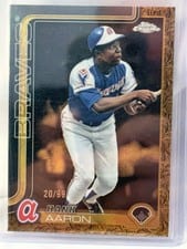 2025 Topps Gilded Collection Base Set Hank Aaron #100 card