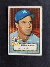 1952 Topps Hank Bauer #215 card