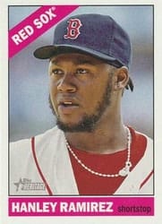 2015 Topps Heritage Base Set Hanley Ramirez #438 card