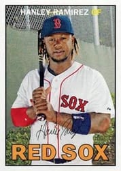 2016 Topps Heritage Base Set Hanley Ramirez #45b card