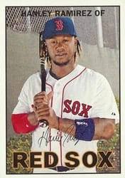 2016 Topps Heritage Base Set Hanley Ramirez #45c card