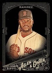 2018 Topps Allen & Ginter X Base Set Hanley Ramirez #253 card