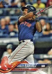 2018 Topps Base Set Hanley Ramirez #457 card