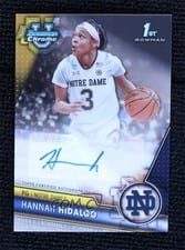 2023-24 Bowman University Chrome Bowman Chrome Prospects Autographs Hannah Hidalgo #BCPA-HH card