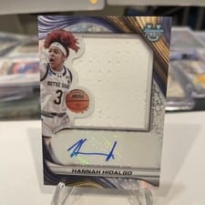 2024-25 Bowman's Best University Prospect Jumbo Relic Autographs Hannah Hidalgo #PJRA-HH card