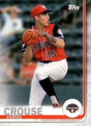 2019 Topps Pro Debut Base Set Hans Crouse #155 card