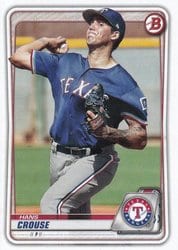 2020 Bowman Prospects Hans Crouse #BP-119 card