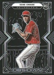 2022 Panini Chronicles Obsidian Hans Crouse #19 card
