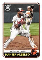 2020 Topps Big League Base Set Hanser Alberto #173 card