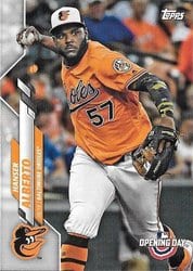2020 Topps Opening Day Base Set Hanser Alberto #103 card