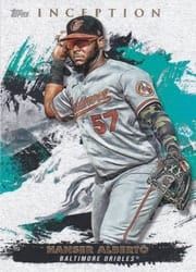 2021 Topps Inception Base Set Hanser Alberto #15 card