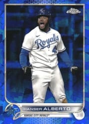 2022 Topps Chrome Sapphire Edition Base Set Hanser Alberto #53 card
