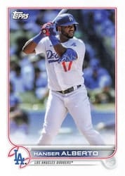 2022 Topps Mini Base Set Hanser Alberto #US196 card