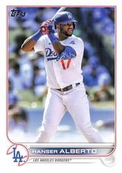 2022 Topps Update Base Set Hanser Alberto #US196 card