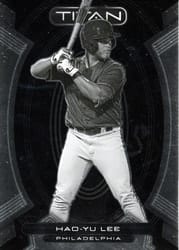 2023 Panini Chronicles Titan Hao-Yu Lee #7 card