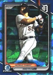 2024 Bowman Sapphire Edition Base Set Hao-Yu Lee #BCP-55 card