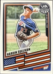 2026 Panini Stars & Stripes Prizm Base Set Hardin Sullivan #54 card