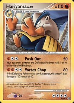 Arceus Hariyama #20 card
