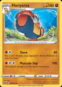 Lost Origin Hariyama #98 card