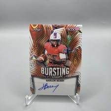 2025 Leaf Vivid Bursting With Talent Autographs Harlem Berry #TA-HB1 card