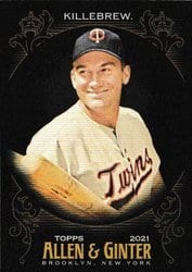 2021 Topps Allen & Ginter X Base Set Harmon Killebrew #139 card