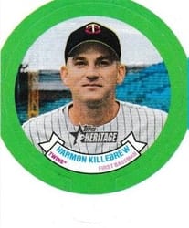 2022 Topps Heritage 1973 Candy Lids Harmon Killebrew #24 card