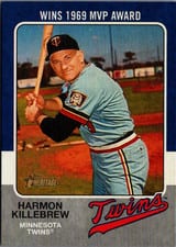 2024 Topps Heritage 1975 Retires! Harmon Killebrew #75R-3 card