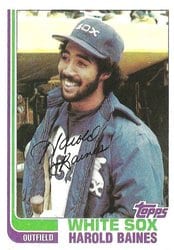 1982 Topps Base Set Harold Baines #684 card