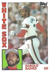 1984 Topps Base Set Harold Baines #434 card