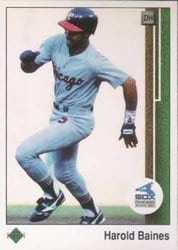 1989 Upper Deck Base Set Harold Baines #211 card
