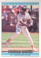 1992 Donruss Base Set Harold Baines #68 card