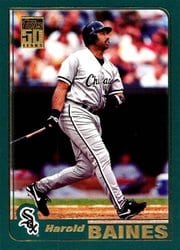 2001 Topps Base Set Harold Baines #78 card