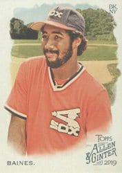 2019 Topps Allen & Ginter Base Set Harold Baines #139 card