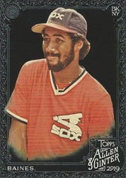 2019 Topps Allen & Ginter X Base Set Harold Baines #139 card