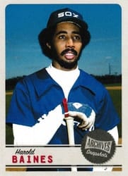2019 Topps Archives Snapshots Base Set Harold Baines #AS-HB card